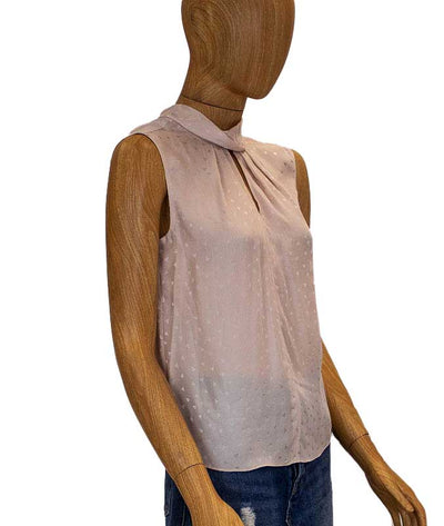 Rebecca Taylor Clothing XS Heart Print Sleeveless Blouse