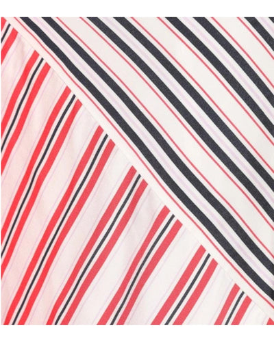 Rebecca Vallance Clothing Medium | US 8 Marrakech Striped Satin Maxi Dress In Multicoloured