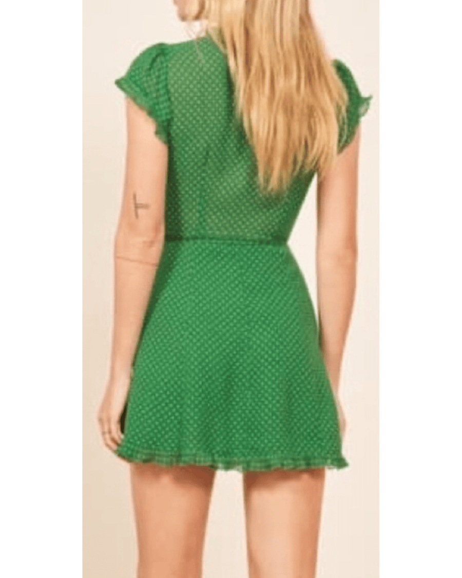 Reformation Clothing Small Sicilia Dress in Green