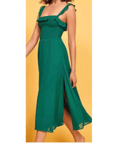 Reformation Clothing XS Reformation Siesta Dress Emerald Green