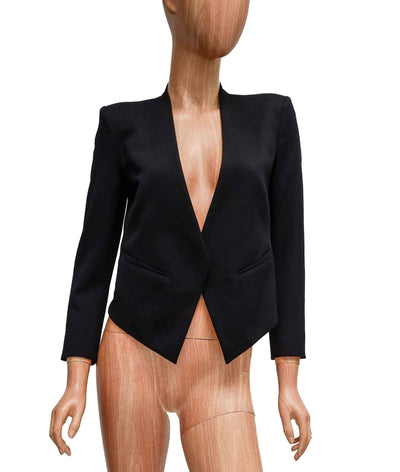 remove Clothing XS | US 0 Cropped Black Blazer