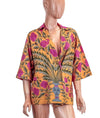 RHODE Clothing XS Floral Snap Button Blazer Top