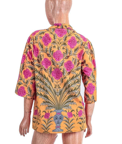 RHODE Clothing XS Floral Snap Button Blazer Top