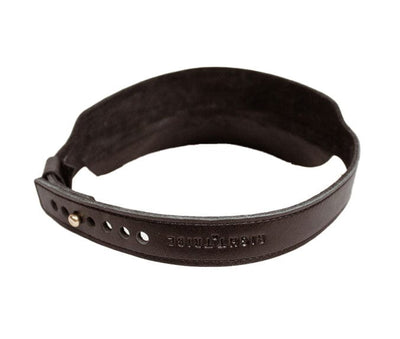 Right Tribe Accessories One Size Huntington Leather Visor in Black