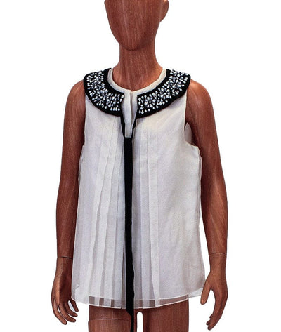 Robert Rodriguez Clothing XS | US 2 Embellished Collar Top