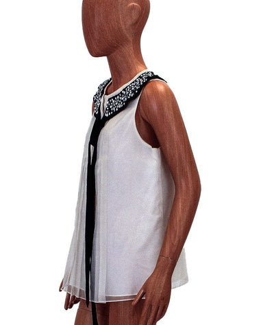 Robert Rodriguez Clothing XS | US 2 Embellished Collar Top