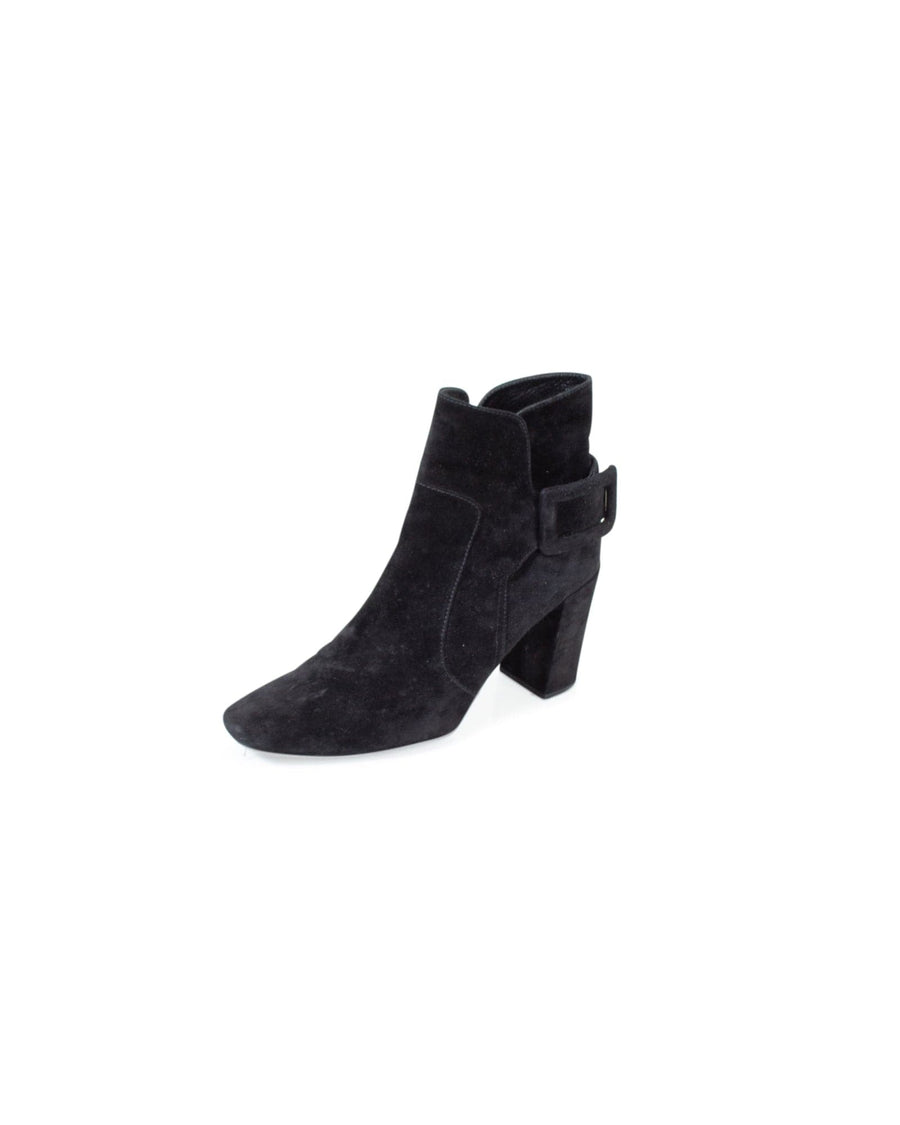 Roger Vivier Shoes Medium | US 8 Black Suede Ankle Boots