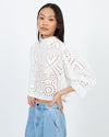 Rolla's Clothing Medium Eyelet Cropped Blouse