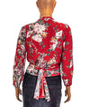 Rolla's Clothing XS Floral Wrap Blouse