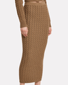Ronny Kobo Clothing XS Ashley Cable Knit Tube Skirt