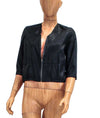 Rozae Nichols Clothing Small | US 6 Cropped Sleeve Leather Jacket