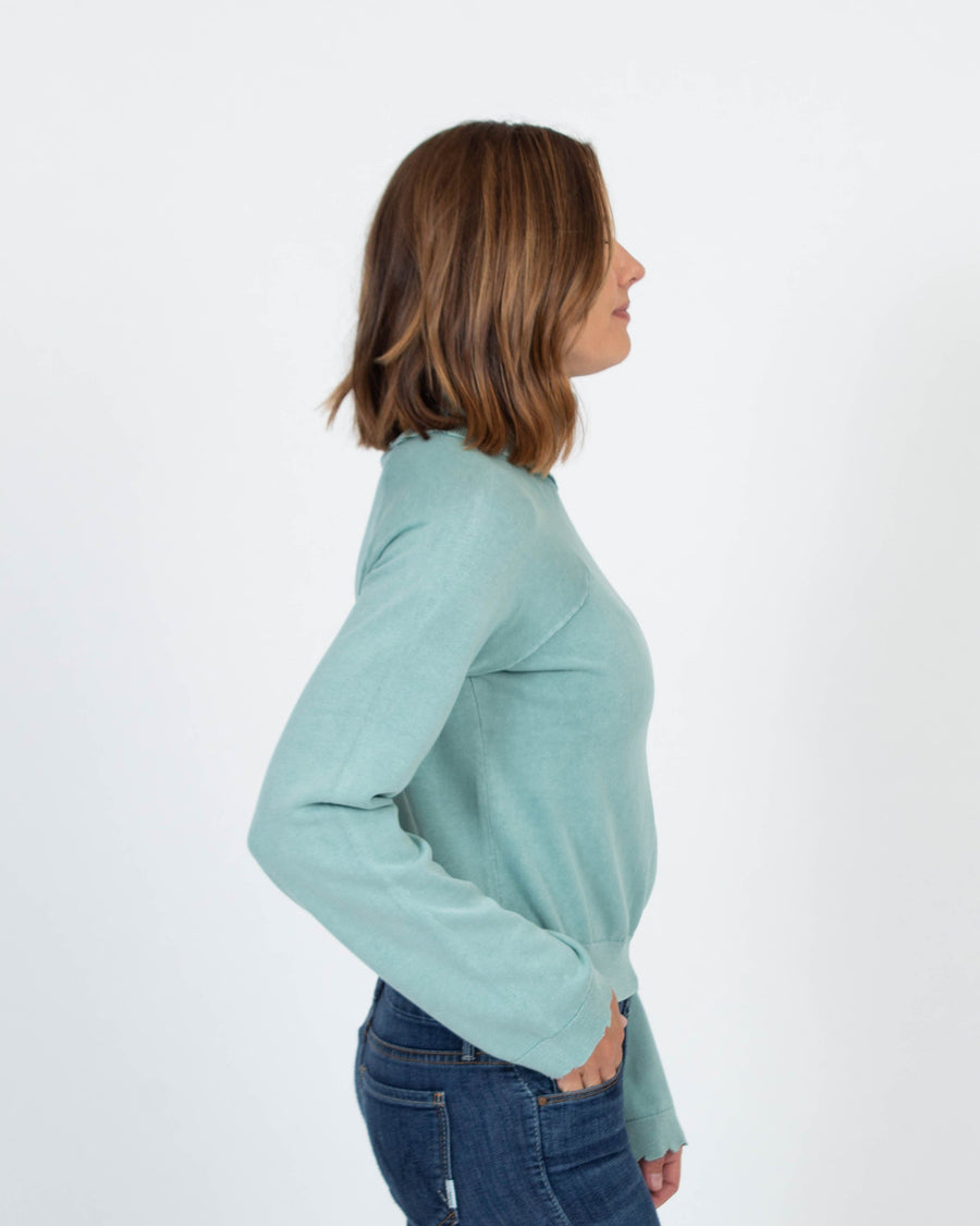 RtA Clothing XS Cropped Turtleneck Sweater