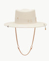 Ruslan Baginskiy Accessories Medium Chain Strap Straw Gambler Hat