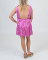 Sabina Musayev Clothing XS "Callisto Floral" Sleeveless Mini Dress