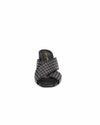 Saint Laurent Shoes Medium | 8 Studded Black "LouLou" Block Heel Mules