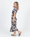 SALONI Clothing XS Floral Silk Maxi Dress