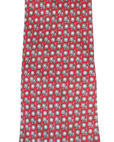 Salvatore Ferragamo Accessories One Size Lion Print Tie