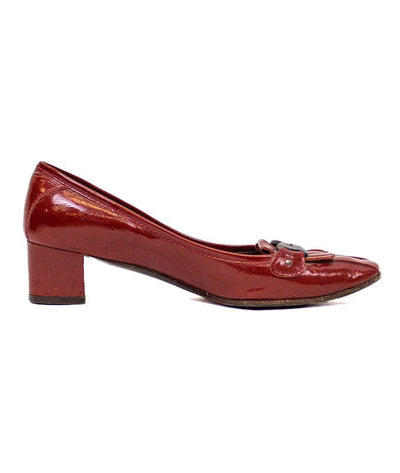 Salvatore Ferragamo Shoes Small | US 6.5 Red Patent Leather Heels