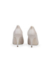 Salvatore Ferragamo Shoes Small | US 7.5 Cream Round Toe Pumps