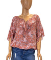 Sanctuary Clothing Medium Floral Print Blouse
