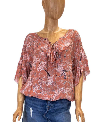 Sanctuary Clothing Medium Floral Print Blouse