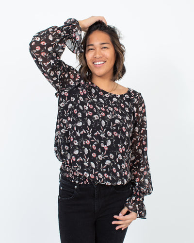 Sanctuary Clothing Medium Floral Print Blouse