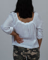 Sanctuary Clothing Small Cropped Sheer Blouse