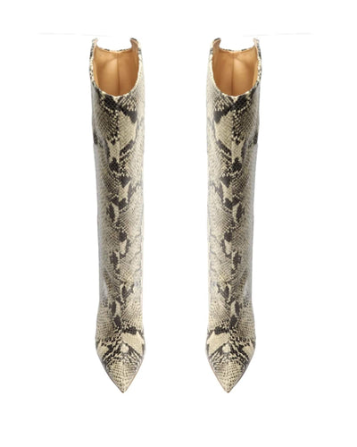 Schutz Shoes Large | 9 "Maryana" Snakeskin Leather Boot