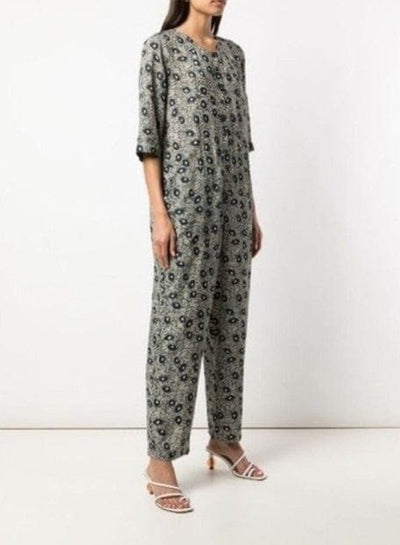 Sea New York Clothing Large | 8 "Lucia" Floral Print Jumpsuit