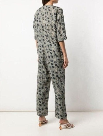 Sea New York Clothing Large | 8 "Lucia" Floral Print Jumpsuit