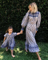 Sea New York Clothing Small | US 4 NY Puff Sleeve Midi Dress