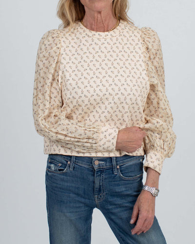 Sea New York Clothing XS Floral Puff Sleeve Blouse