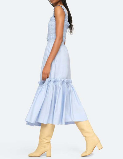 Sea New York Clothing XS ''Phoebe Smocked Dress''