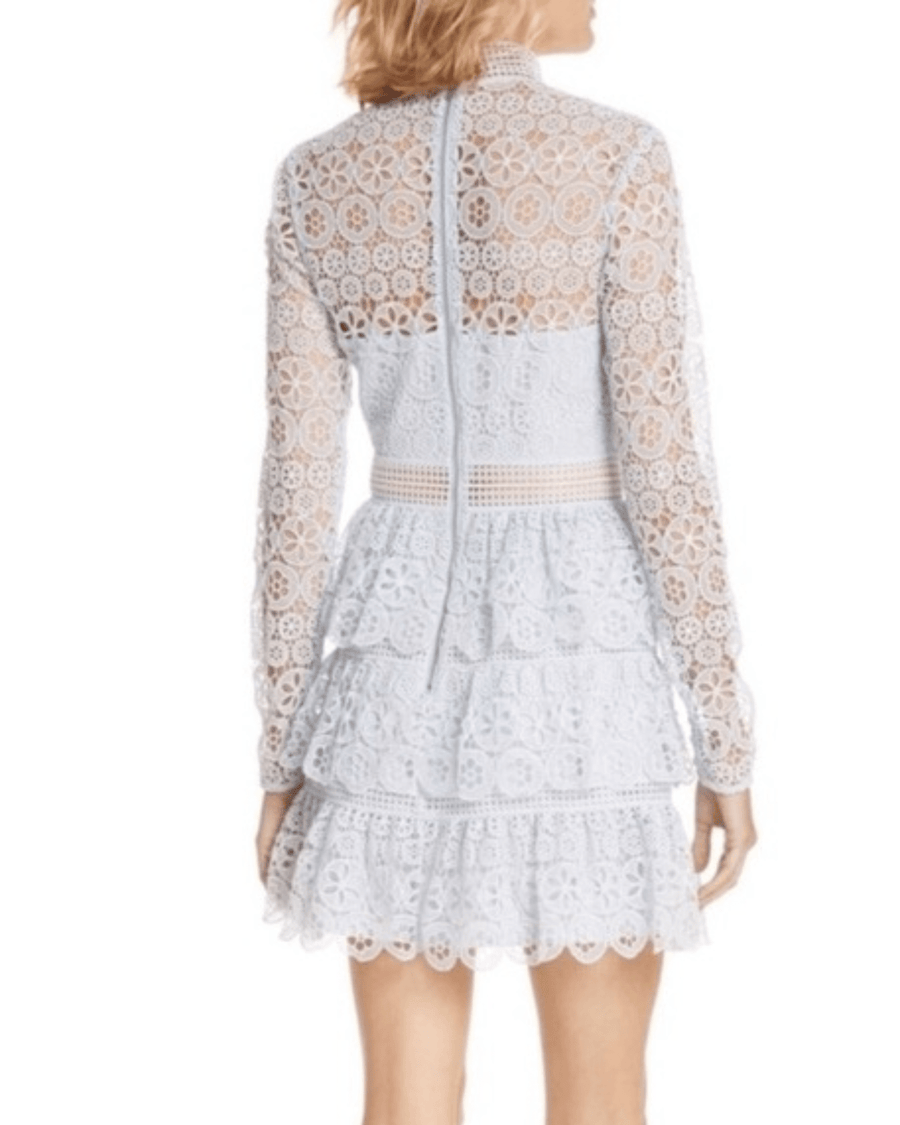 SELF-PORTRAIT Clothing XS | US 0 Self Portrait Circle Floral Lace Panelled Dress