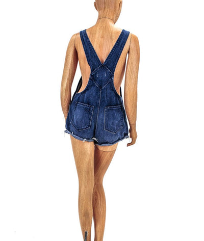 Show Me Your Mumu Clothing Small | 26 Denim Overall Shorts