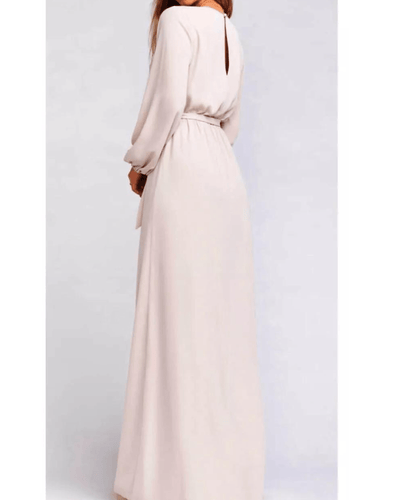 Show Me Your Mumu Clothing Small Show me your MUMU- Lady Long Sleeve Wrap Maxi Dress