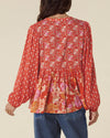 SPELL Clothing Medium "Yellow Rose Boho" Blouse