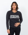 Spiritual Gangster Clothing Small Grey Pullover Sweater