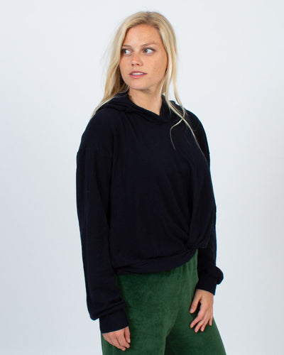 Stateside Clothing Small Knot Front Hoodie