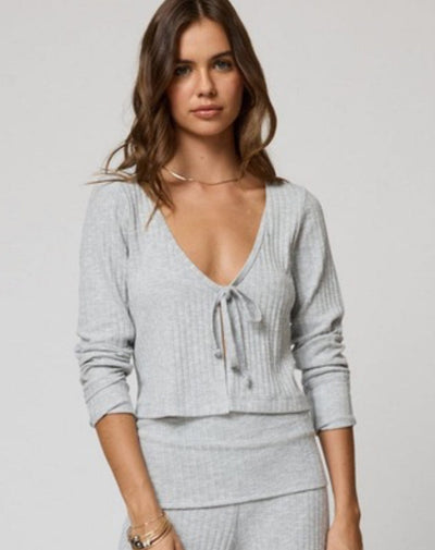 STILL WATER Clothing Large The "Huggle Rib" Cardigan