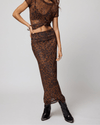 STILL WATER Clothing Medium Mesh Fold Down Maxi Skirt