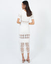 Stone Cold Fox Clothing Small Cream Lace Midi Dress