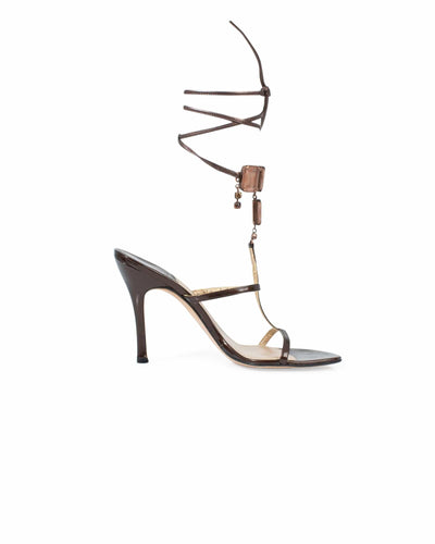 Stuart Weitzman Shoes Small | US 7 Jeweled Strappy Heels