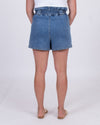 SUNCOO Clothing XS Denim Paperbag Shorts