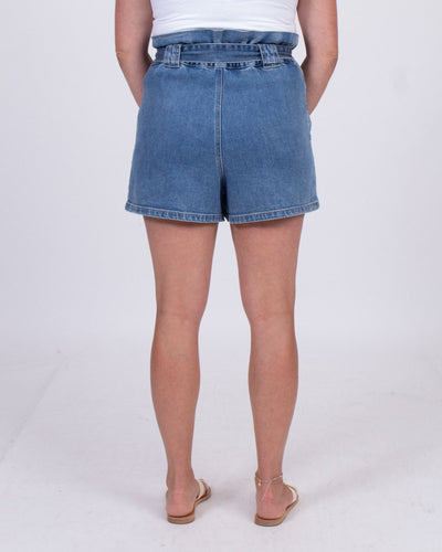 SUNCOO Clothing XS Denim Paperbag Shorts