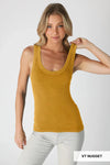 SUNDRY Clothing Small Ribbed Layer Tank