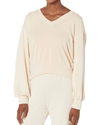 SUNDRY Clothing Small SUNDRY V-Neck Pullover in Ecru
