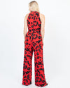 Tahari Clothing Medium | US 6 Red Floral Jumpsuit