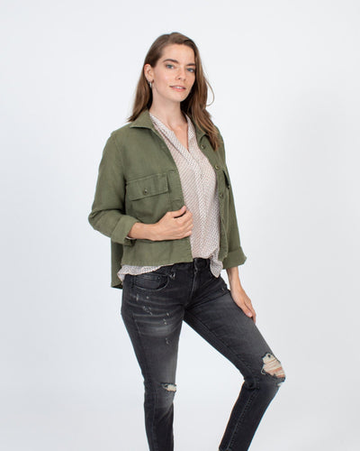 The Great Clothing Small Cropped Cargo Jacket