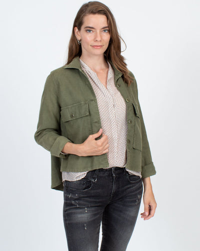 The Great Clothing Small Cropped Cargo Jacket